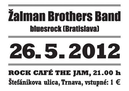 Žalman Brothers Band at Rock Café The Jam